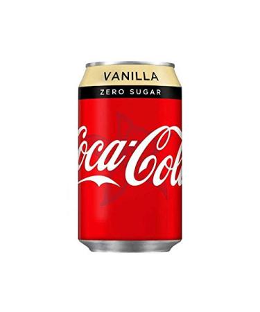 Coca Cola Zero Sugar Vanilla Cans 330 ml Vanilla 330 ml (Pack of 1)