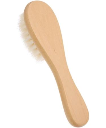 Healeved 2pcs Newborn Hair Brush & Comb Set - Wooden Infant Hairbrush for Toddler & Newborn Scalp - Includes Beard Knife and Shampoo Brush - Baby Hair Care Essential - Buy Online on SooperMarket.com