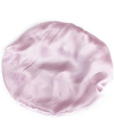 Silk Sleep Cap for Women - Pink Medium Size | Silk Night Cap for Hair Styling - Buy Online on SooperMarket.com