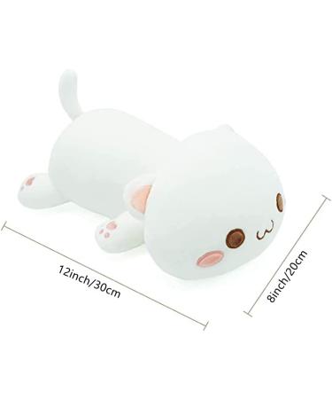 NatureMan Cute Kitten Plush Toy Stuffed Animal Pet Kitty Soft Anime Cat Plush Pillow children'sPlush cat doll Pillow toys (White) - Buy Online on SooperMarket.com