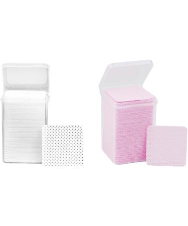 Dajidafu 4set Non-woven Lint Free Nail Wipes for Ultimate Nail Cleaning Solution Absorbency Wide Range Of Uses Cotton white - Buy Online on SooperMarket.com