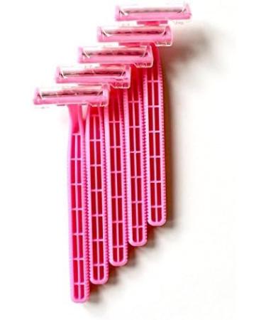 1 000 Premium Blue & Pink Disposable Razor Blades - Stainless Steel Twin Blade Shavers with Aloe Vera - Perfect for Men & Women - International Shipping Available - Buy Online on SooperMarket.com