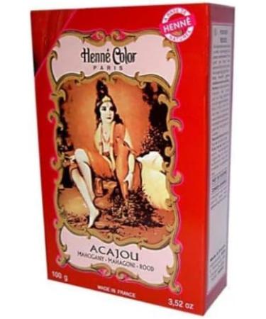 Henne Color Henna Powder Mahogany 100gm (PACK OF 3) Mahogany 100 g (Pack of 3) - Buy Online on SooperMarket.com