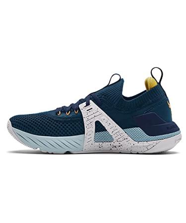 Under Armour Men's Project Rock 4 Training Shoe 10.5 Deep Sea/Breaker Blue - 401