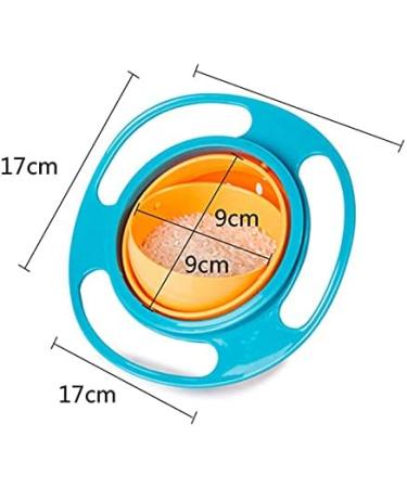 Tianlong Universal Gyro Bowl - Unspillable Snack Toddler Bowl for Babies and Kids - 360 Degrees Rotation Anti Spill Design - Buy Online on SooperMarket.com