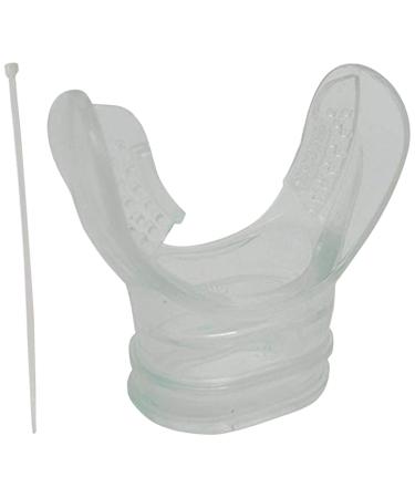 Scuba Choice Scuba Diving Clear Regulator Octopus Mouthpieces with Regulator Tie (6-Piece) Perfect for Dive Shops and Dive Resorts