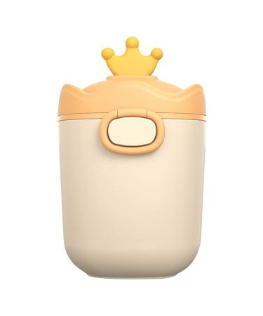 Fiacvrs Baby Milk Powder Formula Dispenser Detachable Large Capacity With Spoon Baby Feeding L Yellow