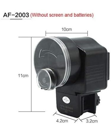 Podazz Aquarium Fish Feeder Vacation Aquarium Automatic Fish Food Dispenser Tank Feeder Timer Auto Feeders for Holiday Vacation Fish Dispenser (AF-2003D) AF-2003D Black - Buy Online on SooperMarket.com