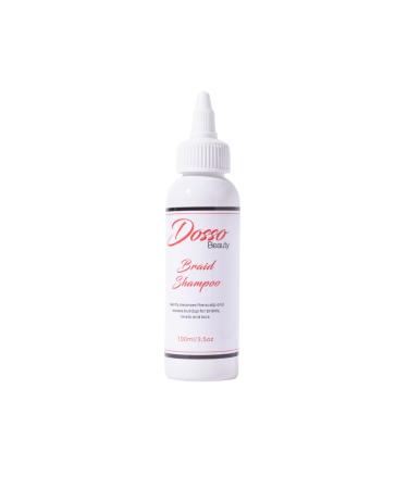 Braid Shampoo 100ml/3.5 oz Organic Vanilla-Scented Scalp Cleanser Perfect Alternative For An ACV Rinse For All Hair Types Eliminates Residue Build-up
