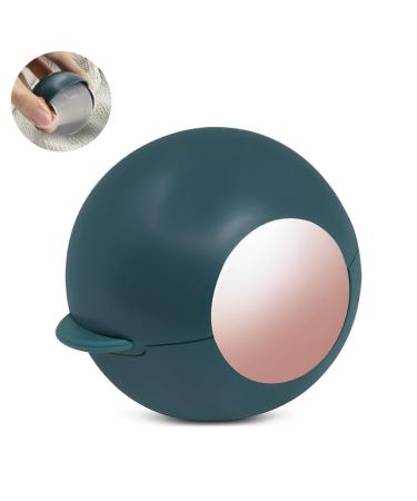 Imilife washable sticky gel hair remover ball reusable gel foot roller gel lint roller mini lint roller for on the go portable journey dust-density-density-density lint (deep green * 1PC)