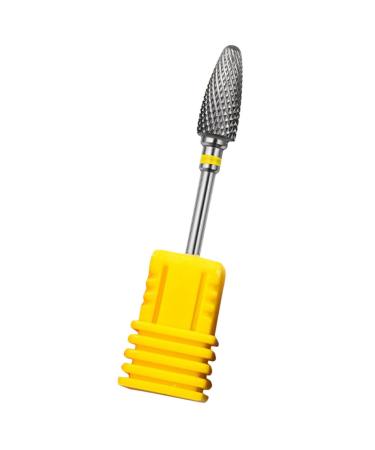 POPETPOP Nail Polisher Professional Nail Drill Nail Tools Manicure Tools Power Tool Metal Drill Bit Nail Drill Bits Nail Bits Nail Grinding Drill Bit Major Nail Machine Tungsten Steel Alloy 7x1.3cm As Shown