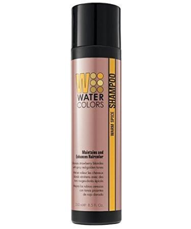 Tressa Watercolors Warm Spice Shampoo Maintains and Enhances Haircolor 8.5 fl. oz. NEW PACKAGING by Tressa