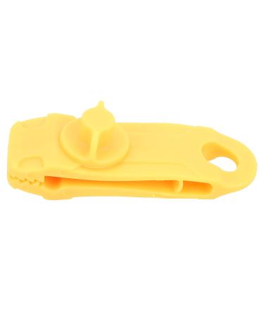 Jauarta Outdoor Tent Canopy Windproof Clip Fixed Buckle Awning Lockable Nylon Clamp Yellow