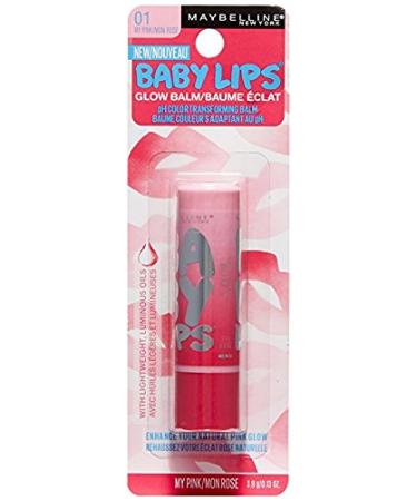 Maybelline New York Baby Lips Glow Lip Balm - My Pink 0.13 oz | Shop Internationally at Your Store Name - Buy Online on SooperMarket.com