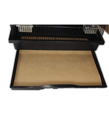 BirdCageLiners - Medium Cages - Custom Size - 150 Count - 40 Pound Kraft Paper - Up to 300 Ft of Paper