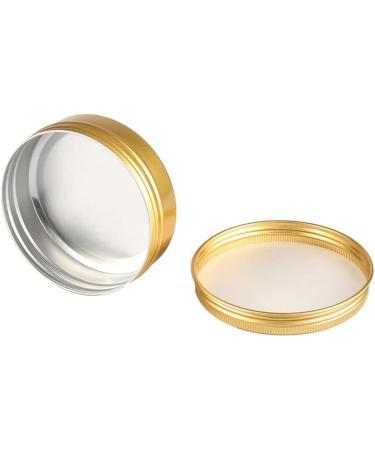 Zeoabsy 10 Pieces 100ml Gold Aluminum Empty Jars - Ideal for Storage & DIY Projects - Fast International Shipping - Buy Online on SooperMarket.com