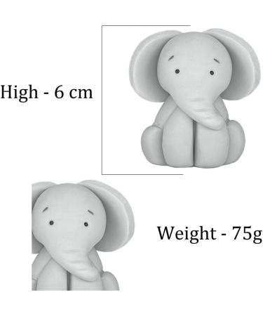 jncakes Animals Cake Topper Birthday Party Decoration Edible Great for Kids Boy Girl First Birthday Christening Baby Shower Easy to Use Giraffe Elephant Lion Jungle - Buy Online on SooperMarket.com