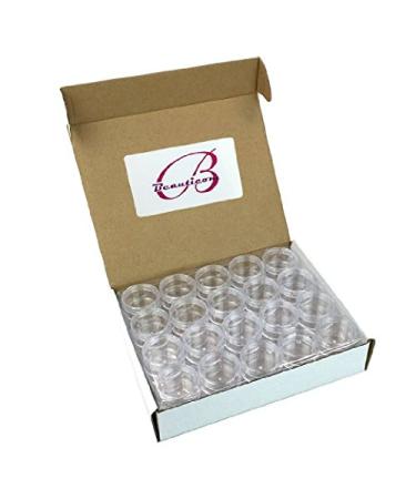 Beauticom 10G/10ML Clear Jars - 300 Pack Screw Cap Lids for Jewelry Paints & Craft Supplies - BPA Free - International Shipping - Buy Online on SooperMarket.com
