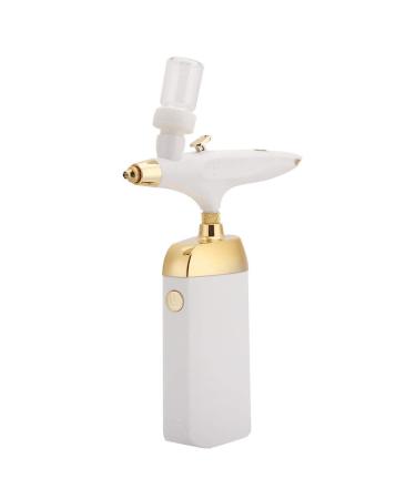 Facial Oxygen Machine - Water Oxygen Airbrush Beauty Device - Salon Micro-Nano Moisturizing Sprayer for Skin Rejuvenation Skin Care Tool(White)