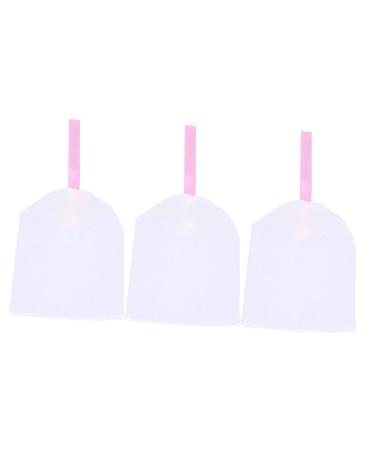 3pcs Foaming Net Natural Sponge Foaming Mesh Foaming Soap Bag Travel Earth Tones Lip Gloss