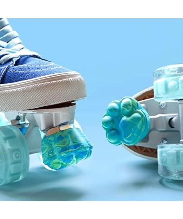 Nezylaf 2 Pack (Cat Paw) Roller Skate Toe Stops 82A PU Jam Plugs - Blue&Green - Buy Online on SooperMarket.com