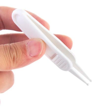4PCS Plastic Nose Cleaning Tweezers with Safety Round Head Clip - Reusable Kids Navel Care Tool (4 colors) - Buy Online on SooperMarket.com