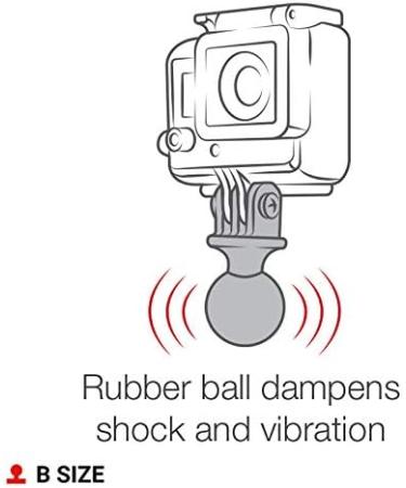 RAM Mounts RAP-B-202U-GOP1 Action Camera Universal Ball Adapter - B Size 1 Ball - Buy Online on SooperMarket.com