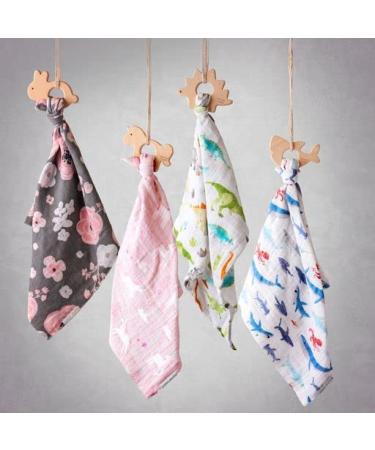 Stephen Joseph Muslin Dino Lovie with Teether - 1 Pack - Buy Online on SooperMarket.com