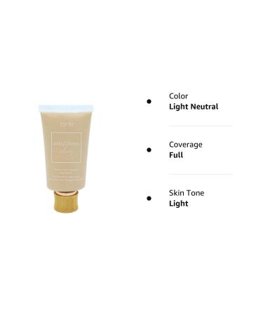 Tarte Amazonian Clay 16-Hour Full Coverage Foundation - 20N Light Neutral 1.7 Fl Oz - Buy Online on SooperMarket.com