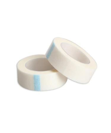 5Rolls White Eyelash Tape Adhesive Fabric Eyelash Tapes for Sensitive Skin Eyelashes Extension Supply Eyelash Tape