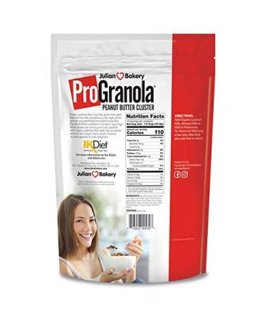 Julian Bakery ProGranola Cereal - Peanut Butter Cluster | 12g Protein | 2 Net Carbs | Gluten-Free, Grain-Free | 14 Servings - Buy Online on SooperMarket.com