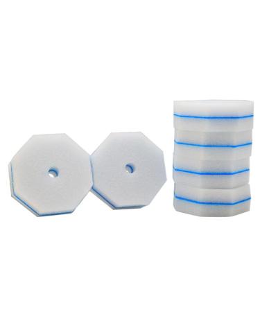 wiianoxd 100PCS Counts Strong Cleaning Material Rich Foam Disposable Toilet Bowl Refills Pads for RV Home Easy to Use