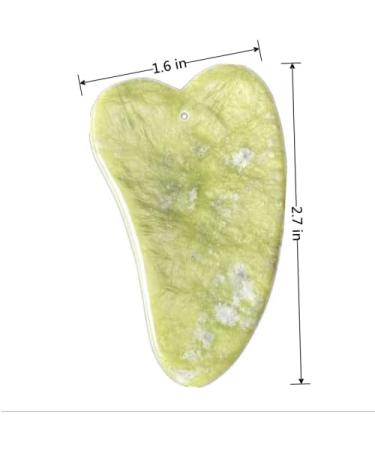 WEISIPU 5-Piece Jade Gua Sha Facial Massage Set | Natural Scraping Tool for Skin Care & Relaxation - Ideal for All Skin Types - Buy Online on SooperMarket.com