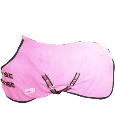 Buy RL24 Sweat Rug BASICLINE Breathable Neon Pink Fleece Transport Blanket for Horses (145cm) | International Shipping Available - Buy Online on SooperMarket.com