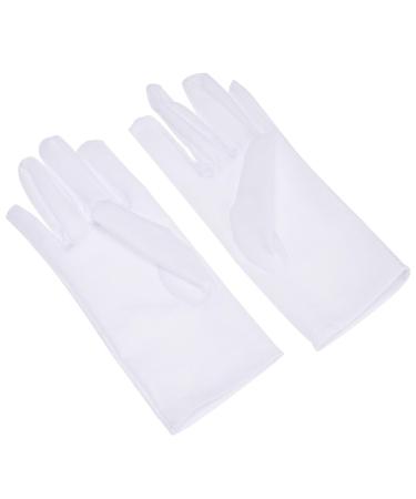 10 Pairs Womens Glives Protective Working Work Sun Guantes para De Mujer Industrial Miss White Elastic