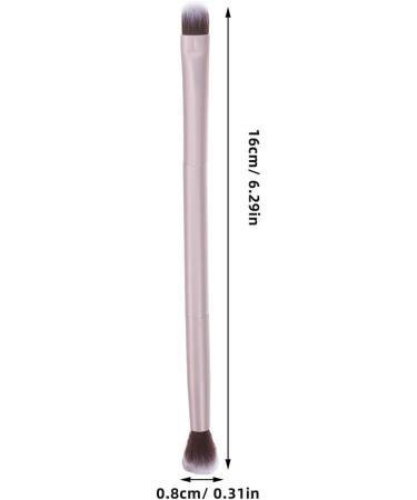 Baluue Eye Shadow Brush Blending Eye Brush Rose Gold Soft Synthetic Fibers Double-ended Eyeshadow Brush - Buy Online on SooperMarket.com
