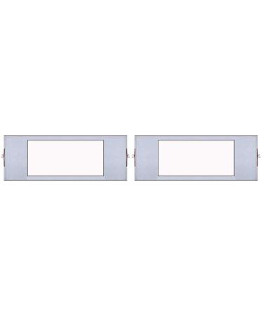 STOBOK 2pcs Blank Rice Paper Scroll Decked Accessories Quill Household Blank Scroll Office Set Wall Hanging Silverx2pcs 1.5X40X117CMx2pcs