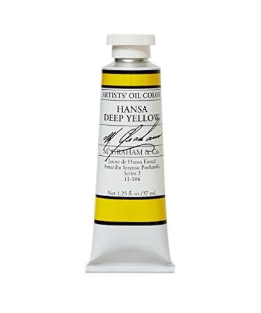 M. Graham & Co. Hansa Yellow Deep Oil Paint  1.25 Fl Oz (Pack of 1)