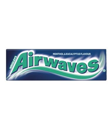Wrigley's Airwaves Menthol & Eucalyptus Chewing Gum (5 Packets)