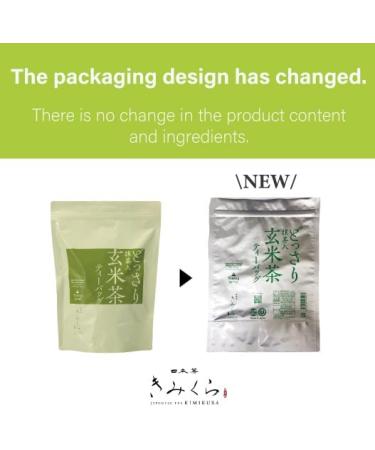 Genmaicha with Matcha Green Tea with Roasted Rice with Matcha 100 Teabags Value Pack from JAPAN | Japanese Tea KIMIKURA 2_matcha Genmaicha 5gx100bags  - Buy Online on SooperMarket.com