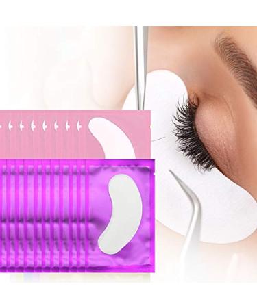 100 Pairs Under Eye Gel Pads for Lash Extensions - Pink+Purple | Lint Free Eyelash Extension Gel Patches Kit - Makeup Supplies - Buy Online on SooperMarket.com