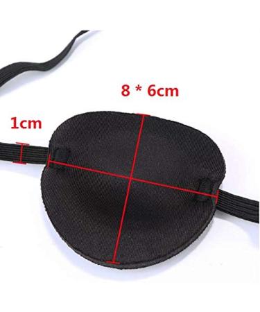 Adjustable Black Eye Patches for Adults & Kids - Perfect for Lazy Eye Amblyopia & Strabismus - Buy Online on SooperMarket.com