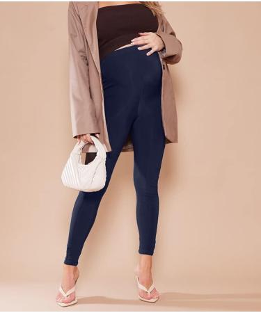 SHADOW DANCE UK Maternity Over Bump Leggings - Navy Blue - Size 10 - Buy Online on SooperMarket.com