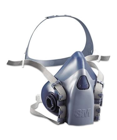 3M Reusable Respirator Half Face Piece 7503 - Large Size | Compatible with Bayonet Cartridges/Filters | Ideal for Gases, Vapors, and Dust (Cartridges/Filters Not Included) - Buy Online on SooperMarket.com