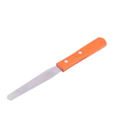 Wooden Depilatory Wax Applicator Hair Removal Tool for All Skin Types 19.3 cm Stainless Steel Handle