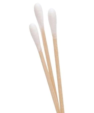 100pcs Wooden Handle Cotton Swabs - Eco-Friendly Cleaning Makeup & Craft Buds for Jewelry Polishing | Buy Internationally - Buy Online on SooperMarket.com