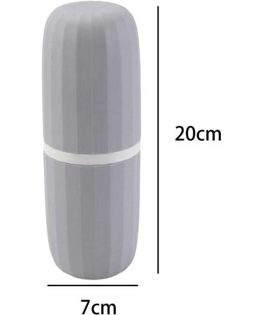 Magideal 5x Portable Toothbrush Holder Set - Compact & Reusable Travel Case for Camping Outdoor & Shower - Buy Online on SooperMarket.com
