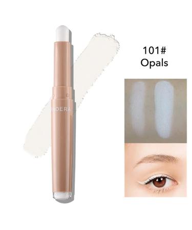 Go Ho Matte White Eyeshadow Stick - Waterproof Creamy Eyeshadow Crayon & Highlighter | 101# Opals White - Easy Application Makeup - Buy Online on SooperMarket.com