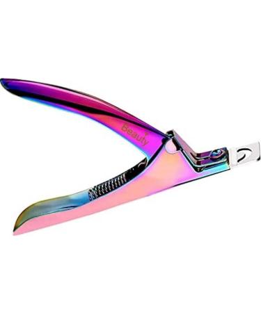 Acrylic False Nail Clipper Stainless Steel Multicolour Nail Tip Cutter Trimmer Fake Nail Clippers Beauty+ - Buy Online on SooperMarket.com