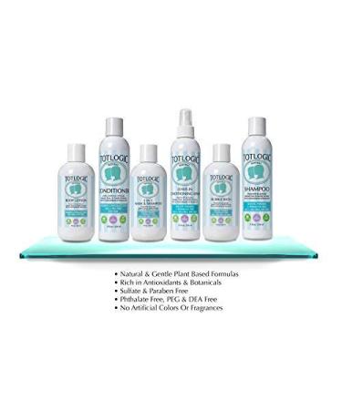 TotLogic Sulfate-Free Kids Shampoo - 8 oz | Gentle, Paraben-Free & Non-Toxic Plant-Based Formula with Natural Essential Oils for Babies and Toddlers - Buy Online on SooperMarket.com